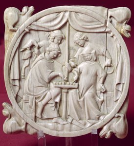 Boîtier de miroir représentant une partie d