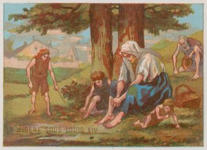 Misère sous le règne de Louis XIV - French School
