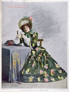 Mlle Mily-Meyer dans le rôle de Mlle Le Normand, 1899 - French School