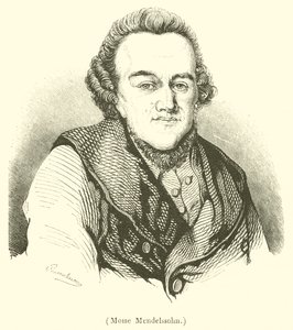 Moise Mendelssohn (gravure) - French School