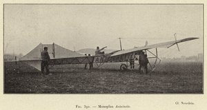 Monoplan Antoinette - French School