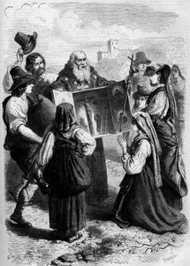 Montrek des reliques à San Gennaro; Italie - French School