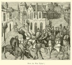 Mort de Wat Tyler - French School