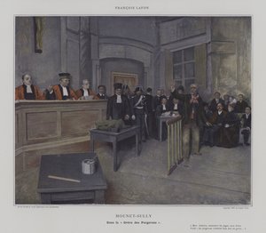 Mounet-Sully dans la "Grève des Forgerons" - French School