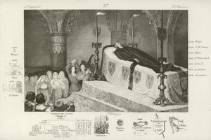 Deuil de la mort de Louis XII de France, 1515 - French School
