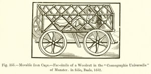 Cage de fer mobile - French School