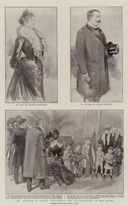 M. Kruger à Paris, accueillant l