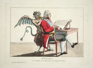 Mr. Tout-a-tous ou le Modèle de Reconnaissance, au Congrès de Vienne - French School