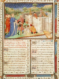 Ms 1015 fol.1 Illustration du Gouvernement des Rois et des Princes - French School