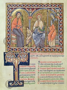 Ms 1041 f.1v Grammaire, Dialecte et Rhétorique de Satyricon par Martianus Capella, vers 1200 - French School