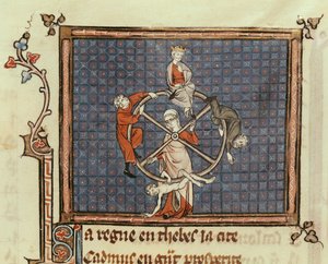 Ms 1044 Fol.74 La Roue de la Fortune, de l