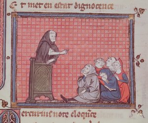 Ms 1044 fol.67 Le Sermon, de Ovide Moralisé écrit par Chrétien Legouais - French School