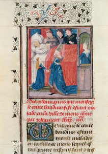 Dernière maladie du comte Baudouin V de Hainaut