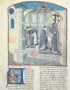 Ms 1560 Le Mystère de la Sainte Messe, de Fleur des Histoires - French School