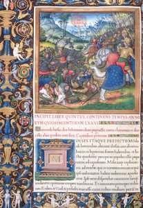 Illustration du Livre V (De la mort de Moïse à la mort d