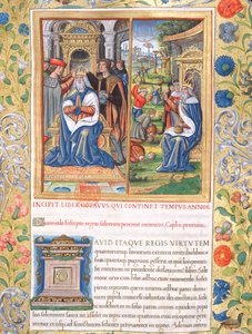 Illustration du Livre VIII (De la mort de David à la mort d