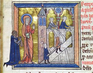 Ms 16261 f.20 Construction de l