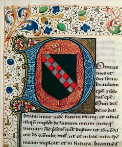 Ms 167 fol.69 Initiale historiée 