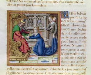 Ms 17 Esther, de la Vie des Femmes Célèbres, vers 1505 - French School