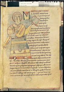Ms 18 f.8 Saint Matthieu l