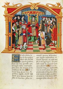 Adolphe de Gueldres, des Mémoires de Philippe de Commynes (1445-1509) - French School