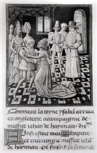 Ms. 1 fol. 6 v Isabelle de France, reine d