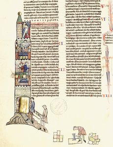 Ms 21 f.167v Construction d