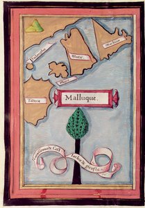 Ms 24224 Fol.73v Carte des îles aux épices d
