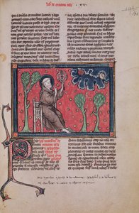 Ms 320 Fol.192 Les Cieux, du De Natura rerum par Thomas van Cantimpré (1201-72) - French School