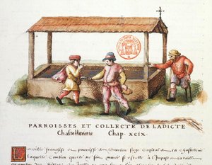 Ms 3243 La Fontaine de Saint-Pardoux, Puy-de-Dôme, illustration de 