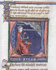 Ms 3469 Illumination de la Physique par Aristote (384-322 av. J.-C.) - French School