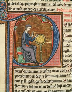 Ms 426 fol.48 Tamisage du grain, du Miroir de la Nature par Vincent de Beauvais - French School