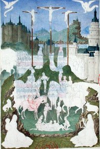 Ms 473 La Crucifixion ou Golgotha, miniature inachevée des 