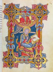 Ms 479 fol.33 St. Luc, des Évangiles de l