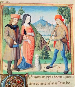 Ms 493 f.9 La célébration de l