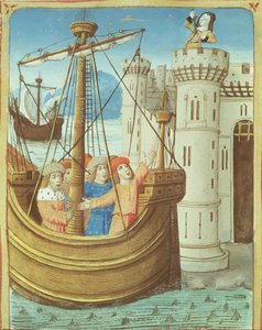 Ms 493 fol.99v Le départ d