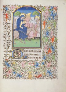 La fuite de la Sainte Famille, du Livre d