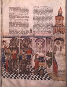 Ms Fr 343 fol. 7 La quête du Saint Graal et la mort d