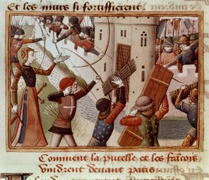 Ms Fr 5054 f.66v Le Siège de Paris, octobre 1428, 