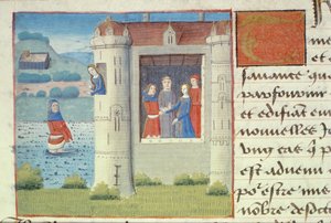 Ms Hunter 252 f.127v Mariage, des Cent Nouvelles Nouvelles, 1462 - French School