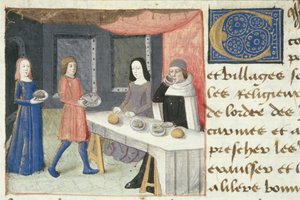 Repas, des Cent Nouvelles Nouvelles - French School