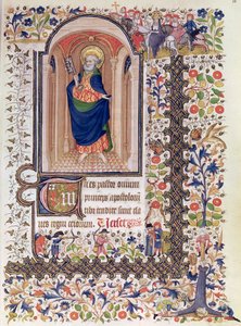 Saint Pierre, des Heures de Marguerite d