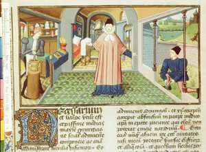 Coupe de plantes et préparation de médicaments, de L