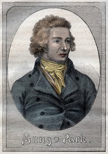 Mungo Park, explorateur écossais - Portrait de Mungo Park (1771-1806), explorateur écossais - illustration de « Les grands marins du XVIIIe siècle »