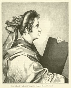 Musée de Madrid, La Femme de Velasquez - French School