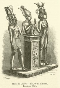 Musée du Louvre, Isis, Osiris et Horus