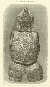 Musée rétrospectif de 1865, Armure italienne du seizième siècle (gravure) - French School