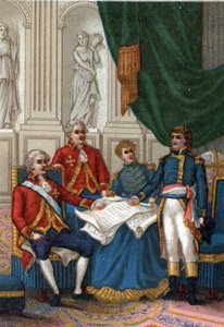 Napoléon Bonaparte à Amiens le 25 mars 1802, l