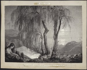 Napoléon Bonaparte visitant sa tombe à Sainte-Hélène