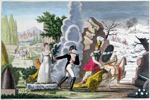Napoléon Ier entre la Guerre et la Paix, vers 1815 - French School